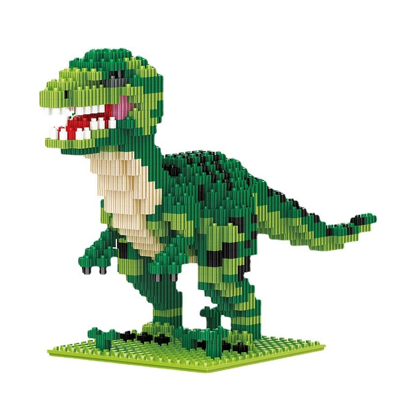 Quebra-cabeça 3d mini blocos Dinossauros