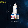 Quebra-cabeça 3D mini blocos astronauta