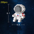 Quebra-cabeça 3D mini blocos astronauta